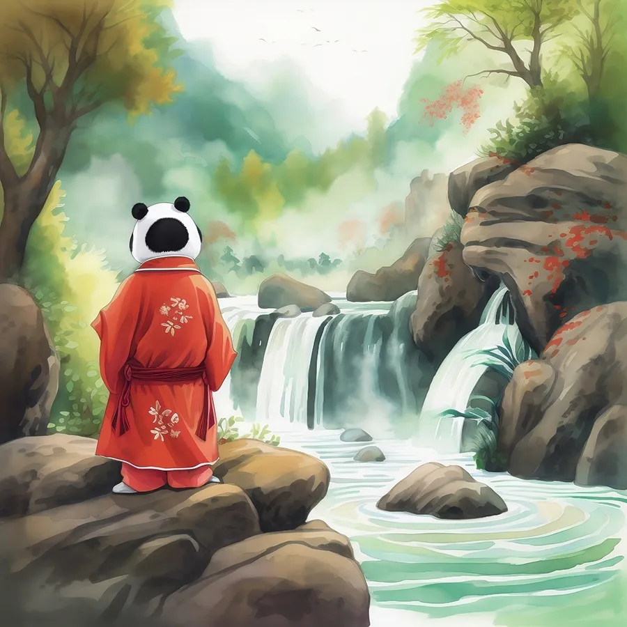 Little Panda and the Flowing River Page 6